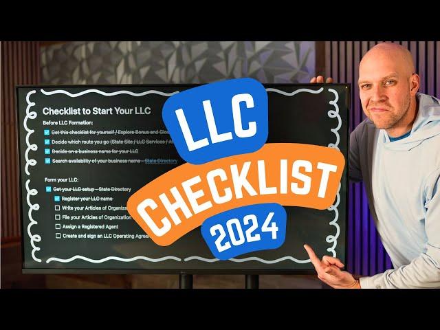  How to Easily Start an LLC in 2024  (Simple Checklist) 