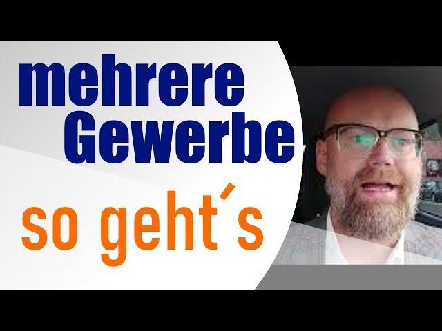 Mehrere Gewerbe bzw. Freiberuflichkeiten anmelden