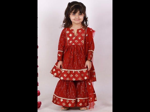 baby girls sharara suite#latest dress design#baby girl dresses#fashion