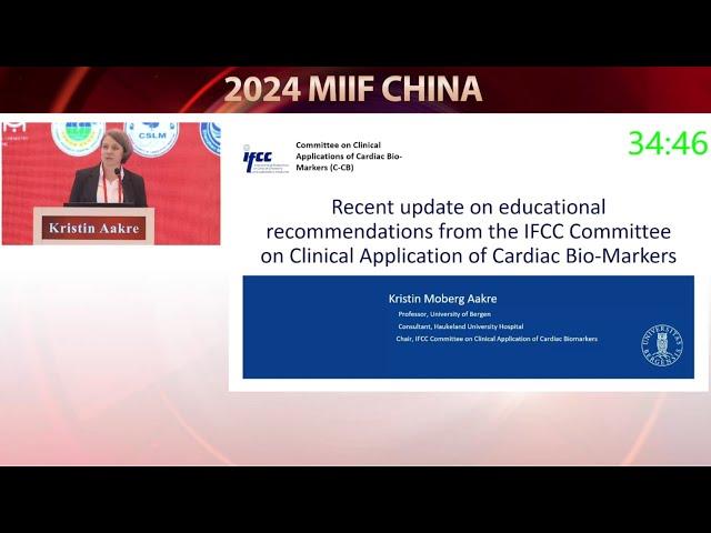 2024 Mindray International IVD Forum (MIIF) China - Prof. Kristin Moberg Aakre