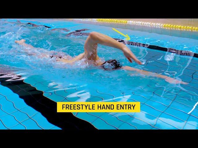 How to swim: Freestyle Hand Entry