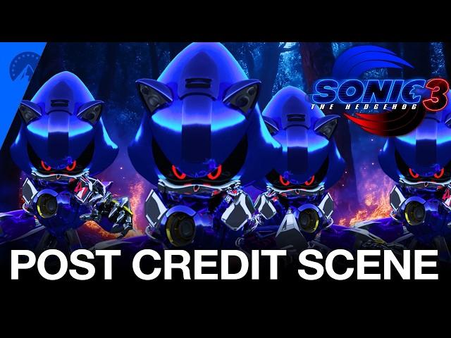 Sonic the Hedgehog 3 (2024) | POST CREDIT SCENE | Metal Sonic Army, Amy Rose Debut & Sonic 4 Movie!