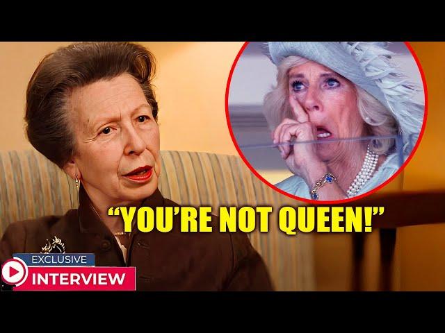Princess Anne Told Camilla "You’re NOT Queen!" Claims Princess Diana’s Dress Maker!