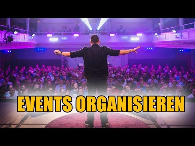 Event organisieren (Wichtige Tipps und Erfahrungen)