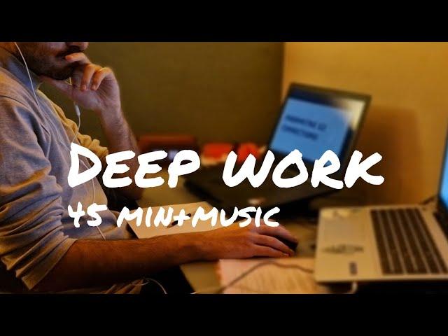 [Lofi Studying Playlis] STUDY WITH ME  |45 Minutes of Deep Work ⏳️| با من درس بخون