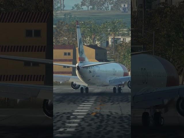 737 Smooth landing !! #xplaneofficial