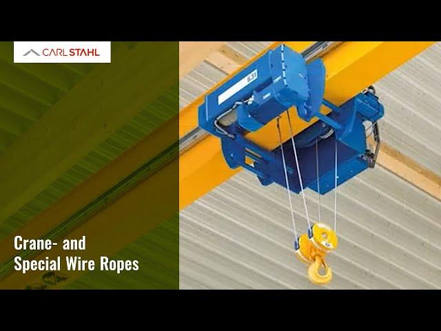 Crane- and Special Wire Ropes | Carl Stahl Hebetechnik