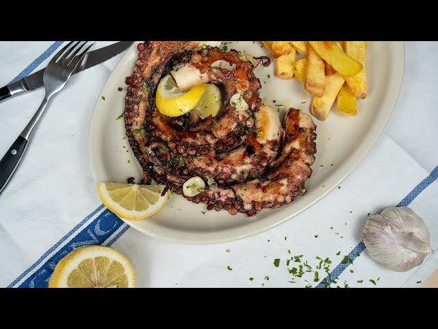 How to cook a Huge Octopus | Tender and Juicy Octopus recipe Grilled