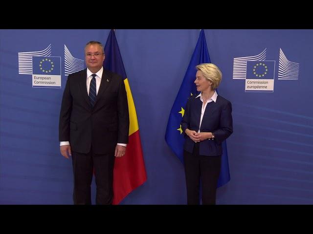 Prime Minister Nicolae-Ionel Ciucă met European Commission President Ursula von der Leyen