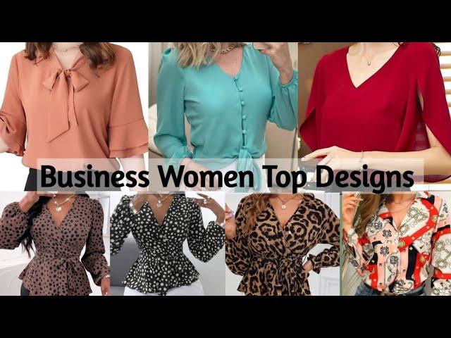 Elegant business women super styles new top design ideas| Blouse Designs | Anuxme Fashion