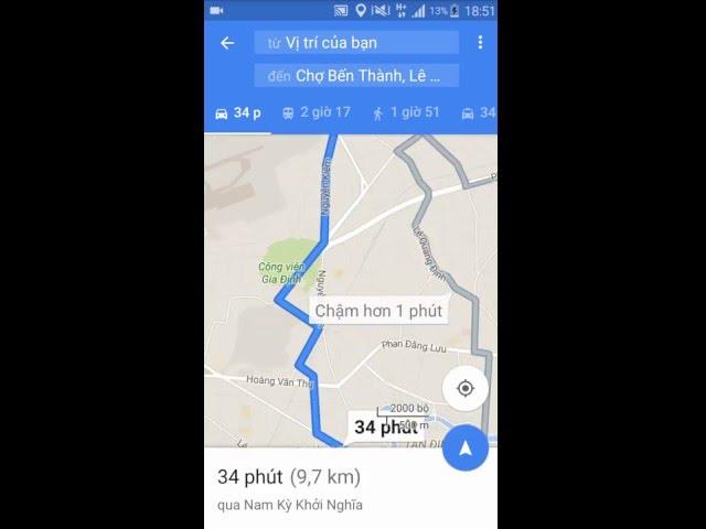 Hướng dẫn tìm đường đi bằng smart phone