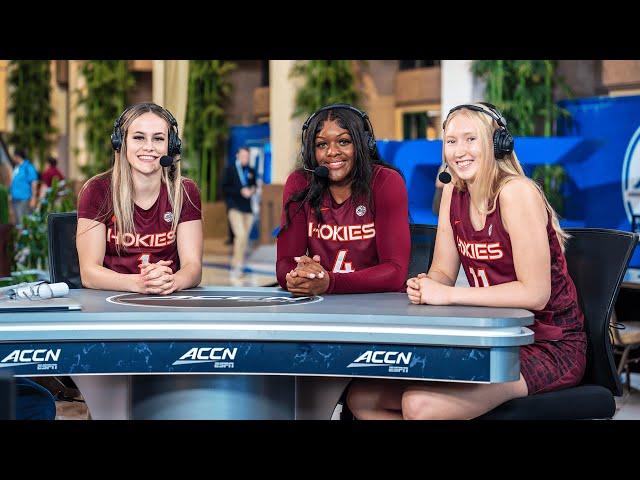 Student-athletes join the ACC Network set at ACC Tipoff