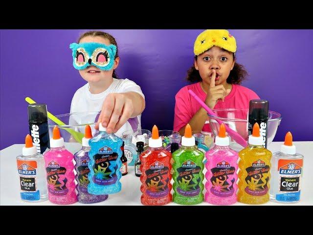 TIANA CHEATED!! Blindfolded Slime Challenge