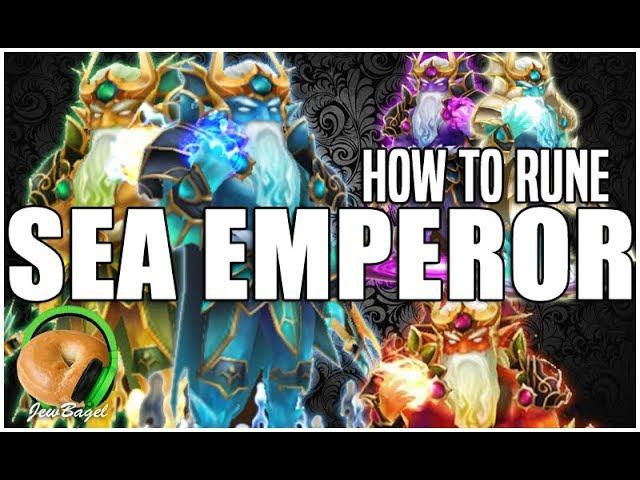 SUMMONERS WAR: How To Rune Sea Emperor (Poseidon, Okeanos, Triton, Pontos, Manannan)