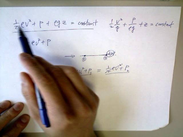 Fluid Mechanics Lecture: Bernoulli Examples and Equation of Motion Perpendicular to Streamline