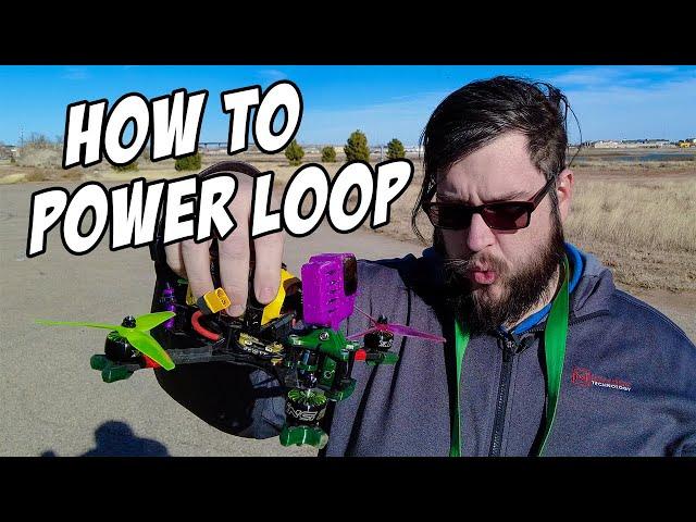 Power loops for FPV newbs!  The secret is simpler than you think  // Drone Trick Tutorials