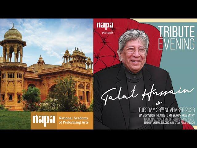 Dr Kamran Qureshi sharing his experience with Talat Hussain for NAPA's event