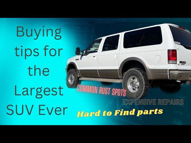 Ford Excursion Buyers Guide: Tips and Tricks for Buying a Good Truck