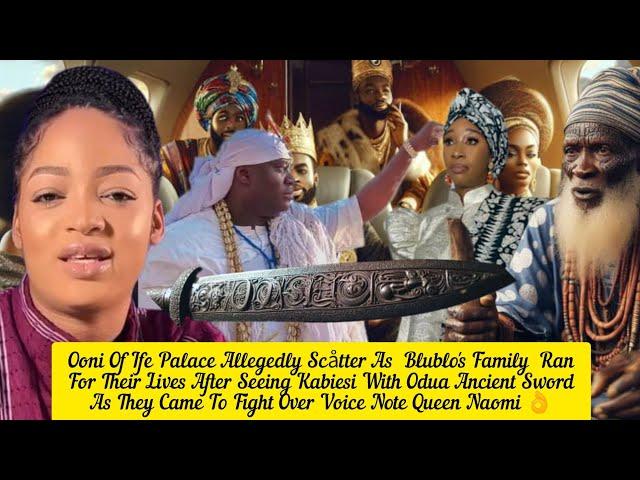 Ooni Of Ife Palace Allegedly Scåtter As  Blublo's Family  Ran For Their Lives Queen Naomi 