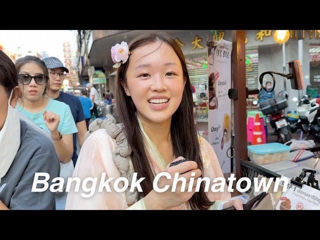 street food tour in Bangkok Chinatown ft @PetchZ