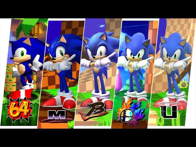 Evolution of Sonic in Super Smash Bros. (1999-2018)