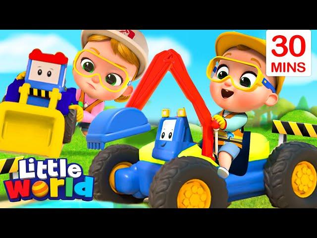 Little Babies Construction Workers Song + More Kids Songs & Nursery Rhymes by Little World