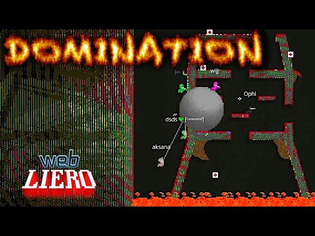 LIERO - light-zone - kangur dtf Domination - Webliero Extended GAMEPLAY