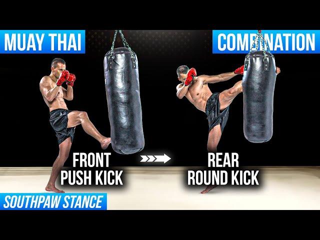 MUAY THAI COMBINATION for Beginner | STUDY THAIBOXING AT HOME