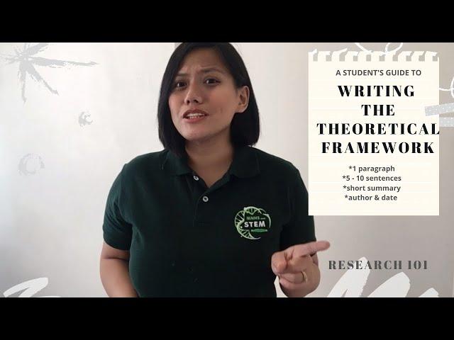 HOW TO WRITE THE THEORETICAL FRAMEWORK | BASIC RESEARCH PROPOSAL