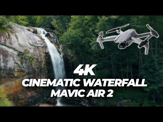 4K Cinematic Waterfall Footage- Mavic Air 2 + GH5