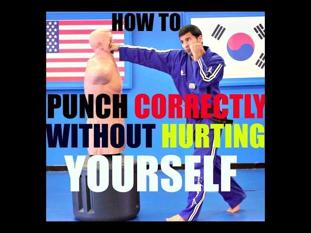 HOW TO PUNCH CORRECTLY WITHOUT HURTING YOURSELF