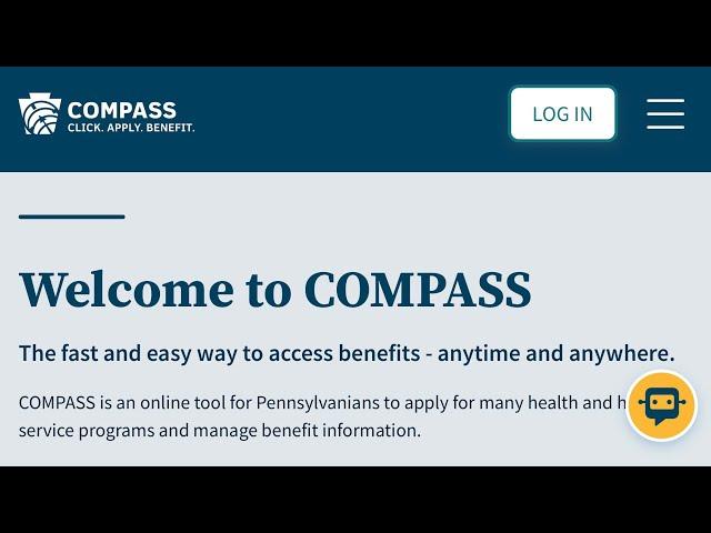 Pennsylvania COMPASS Online Benefits Application Instruction Video (updated for 2024) - Nov 2, 2024.