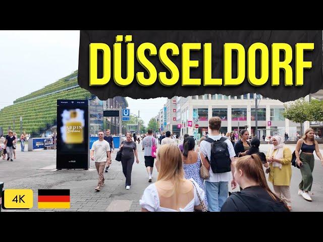 Dusseldorf Germany Walking Tour / Düsseldorf altstadt nightlife / Walking Tour 4k