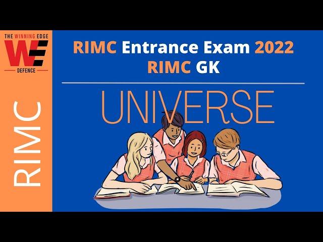 RIMC GK - Universe | RIMC CRASH COURSE 2022