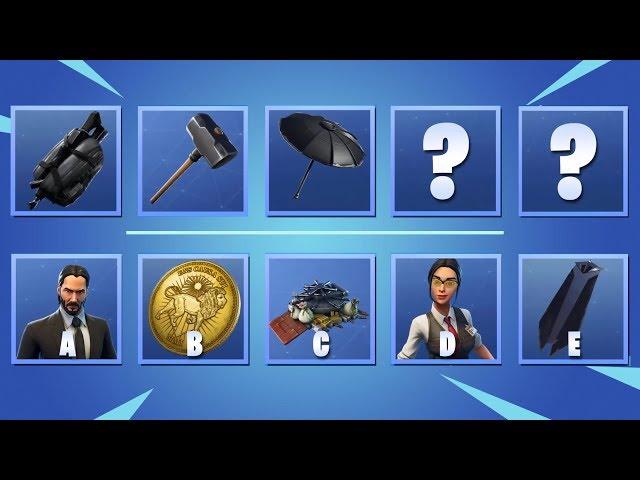 FORTNITE CHALLENGE COMPLETE THE SET #1 | Fortnite Quiz