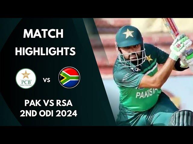 Pakistan vs South Africa 2nd ODI 2024 Highlights | Pak vs SA