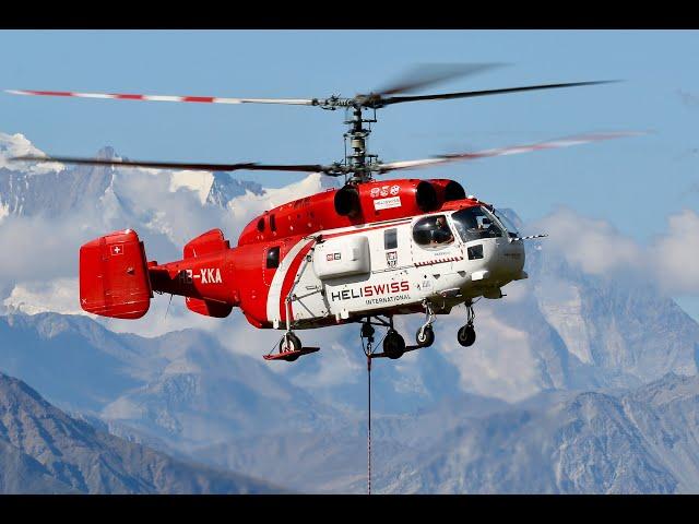 Fascination Helicopter - more than 30 helicopters on various missions in and around the Swiss Alps