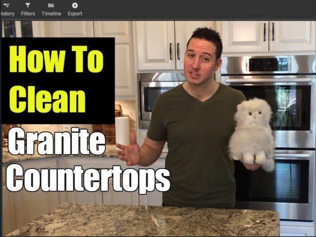 How To Clean Granite Countertops | Clean With Confidence