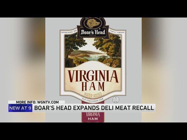 Boar’s Head expands recall to include 7 million more pounds of deli meats tied to listeria outbreak