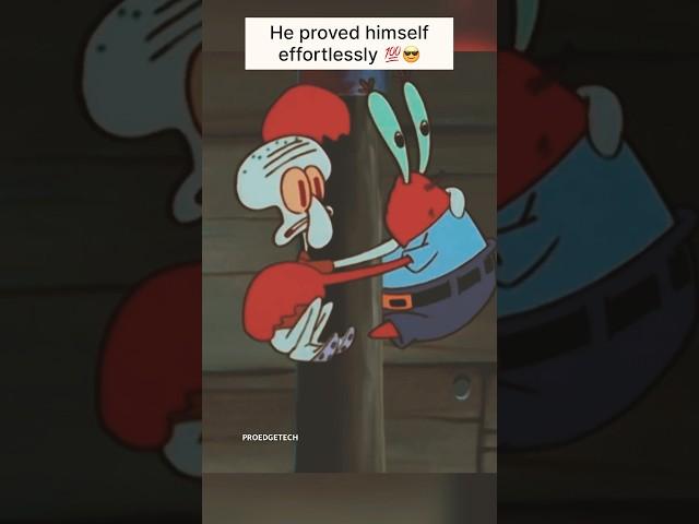 He proved himself effortlessly as a pro cook | SpongeBob #shorts #viralshorts #respect #series