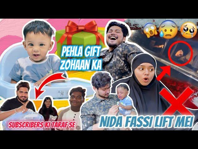 Nida Lift Mei Fass Gayi| Zohaan Ko Kya Mila Gift Mei?| Sufiyan And Nida️