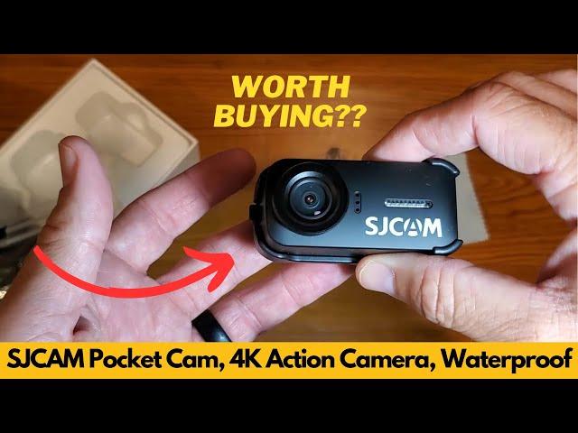 Worth It? SJCAM Pocket Cam, 4K Action Camera, Stabilization, Waterproof, Mini Helmet Camera,170° FOV