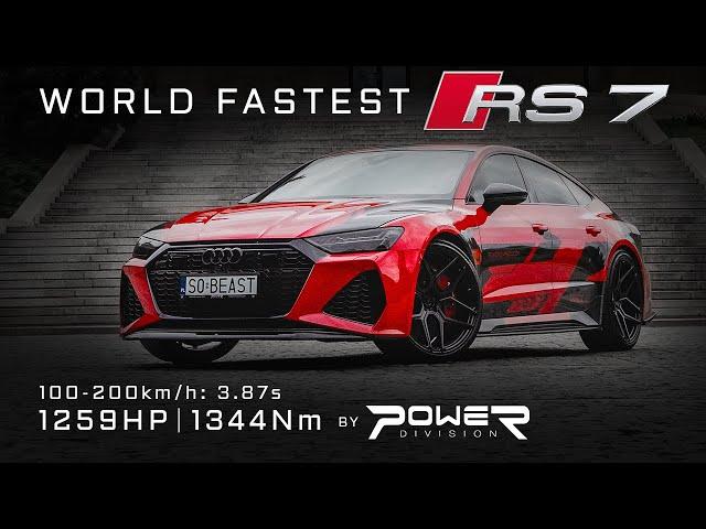 World fastest Audi RS 7 C8 – 1259 HP / 1344 Nm by Power Division