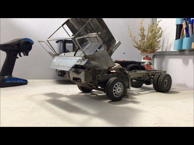 How to Make RC Truck 1/14 Scale Cabin Part of MAN TGS Model Metal Idea