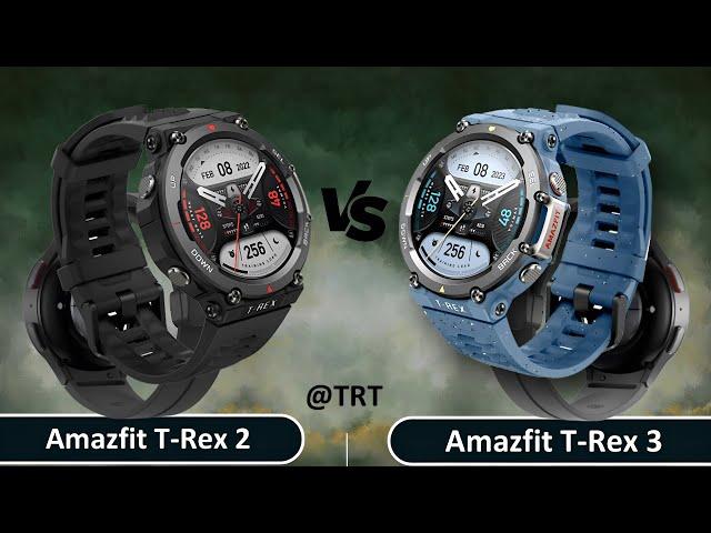 Amazfit T Rex 3 compare Amazfit T Rex 2