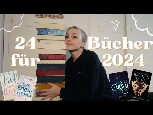 24 Bücher für 2024  | Diese Bücher muss ich unbedingt lesen! | nckreads