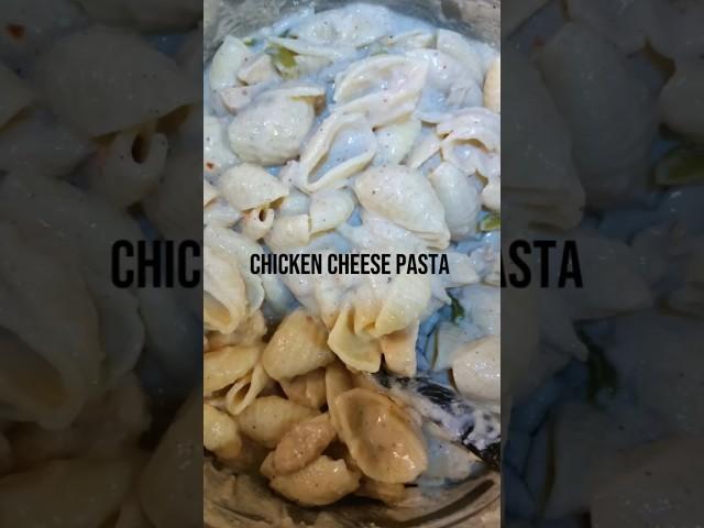 chicken cheese pasta (subscribe for more vids) #cooking #foodshorts #recipes #shortvideo