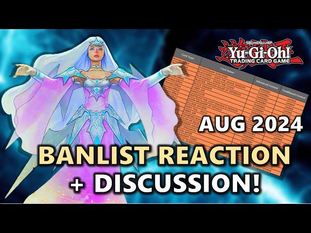 YUGIOH AUGUST BAN LIST REACTION + DISCUSSION | Where is Shifter?? | Best Decks Post Ban List?