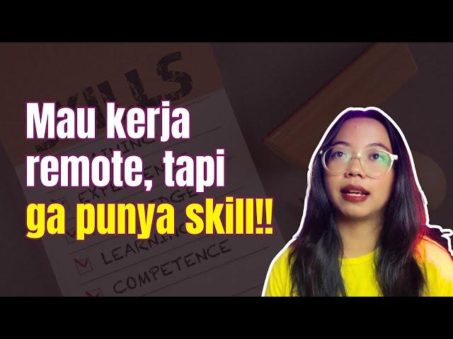 Rekomendasi skill kerja remote pemula