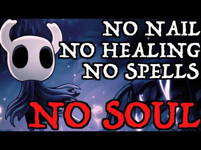 The Pacifist Challenge - Beating Hollow Knight Without Collecting Soul